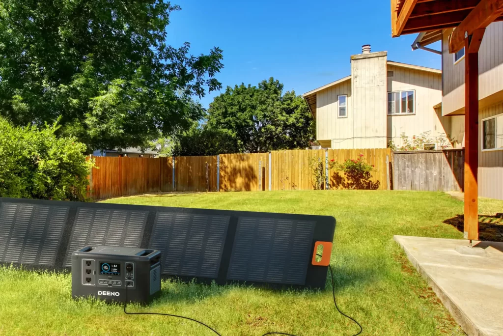 DEENO's 200W Solar Panel with ETFE Laminated Housing and Magnetic Handle