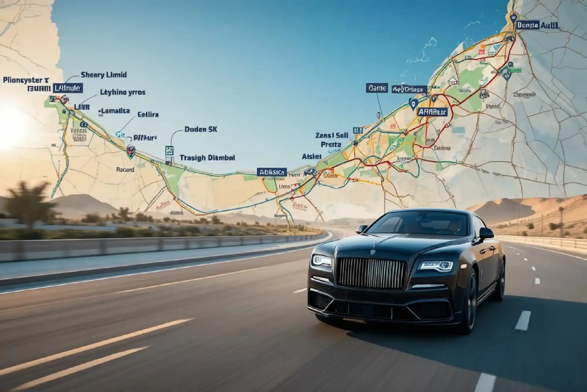 Exotic Car Best Dubai Routes