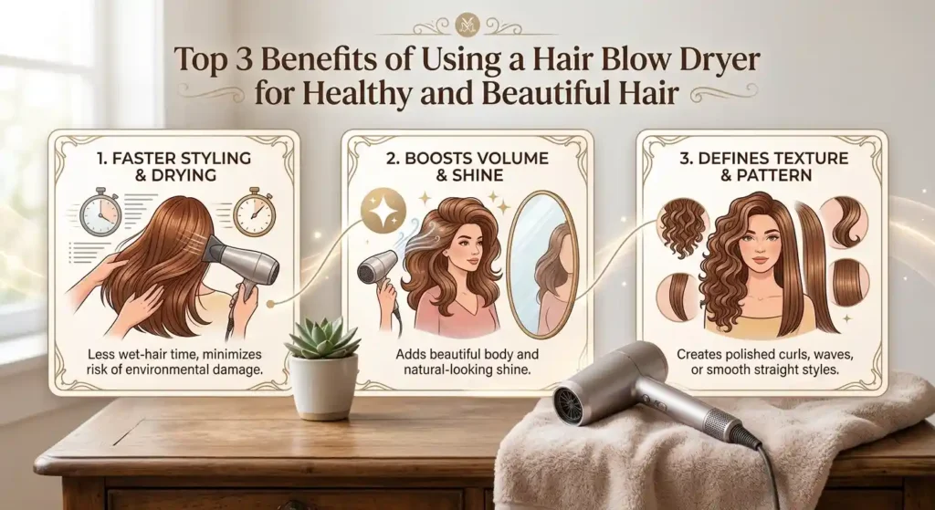 Hair Blow Dryer for Healthy and Beautiful Hair