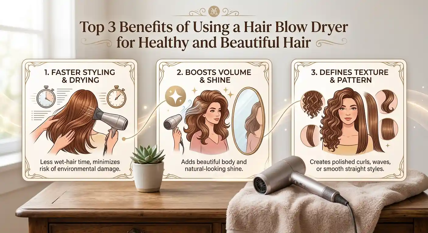Hair Blow Dryer for Healthy and Beautiful Hair
